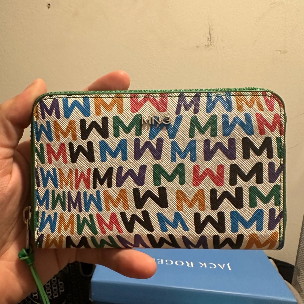 Mango Multi Color Logo Wallet